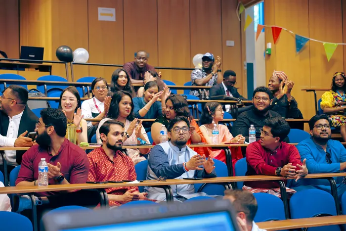 Event photography at an alumni celebration, speakers and guests, photographed by Imisi Bamiro, Coventry photographer